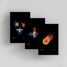 Load image into Gallery viewer, Lights in the Night Sky / Small Art Prints