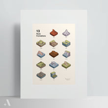 Load image into Gallery viewer, Rock Formations / Poster Art Print