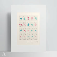 Load image into Gallery viewer, Regions of Italy / Poster Art Print