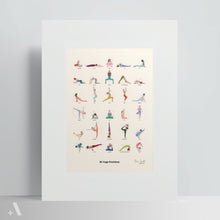 Load image into Gallery viewer, Yoga Positions / Poster Art Print