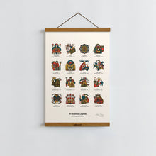Load image into Gallery viewer, Christmas Legends of European Folklore / Poster Art Print