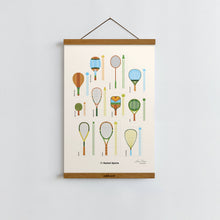 Load image into Gallery viewer, Racket Sports / Poster Art Print