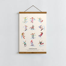 Load image into Gallery viewer, Skateboarding Tricks / Poster Art Print