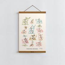 Load image into Gallery viewer, Animal Tracks of North America / Poster Art Print