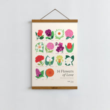 Load image into Gallery viewer, Flowers of Love / Poster Art Print