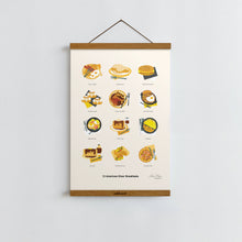 Load image into Gallery viewer, American Diner Breakfasts (12) / Poster Art Print