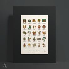 Load image into Gallery viewer, German Christmas Traditions / Poster Art Print