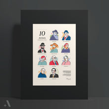 Load image into Gallery viewer, French Modern Painters / Poster Art Print