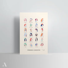 Load image into Gallery viewer, Masterpieces of Leonardo Da Vinci / Poster Art Print