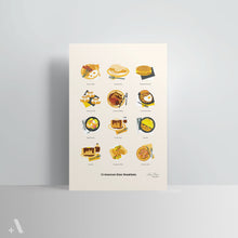 Load image into Gallery viewer, American Diner Breakfasts (12) / Poster Art Print