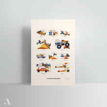Load image into Gallery viewer, American Motorsports / Poster Art Print