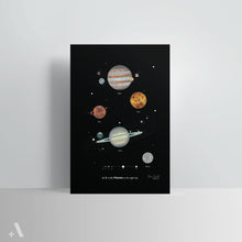 Load image into Gallery viewer, Visible Planets In The Night Sky / Poster Art Print