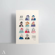 Load image into Gallery viewer, French Modern Painters / Poster Art Print