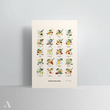 Load image into Gallery viewer, Italian Pasta Dishes / Poster Art Print