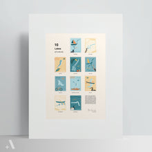 Load image into Gallery viewer, Lakes of Lombardy / Poster Art Print