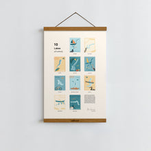 Load image into Gallery viewer, Lakes of Lombardy / Poster Art Print