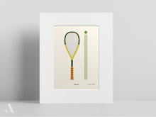 Load image into Gallery viewer, Racket Sports / Small Art Prints