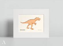 Load image into Gallery viewer, Dinosaurs of the Mesozoic Period / Small Art Prints