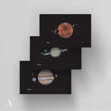Load image into Gallery viewer, Visible Planets in the Night Sky / Small Art Prints