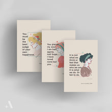 Load image into Gallery viewer, Jane Austen Novels / Small Art Prints