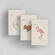 Load image into Gallery viewer, Park Animals of Milan / Small Art Prints