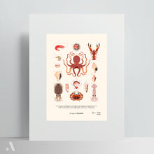 Load image into Gallery viewer, Shellfish / Poster Art Print
