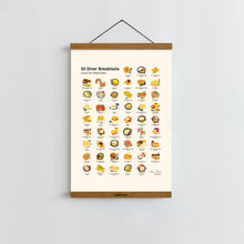 Load image into Gallery viewer, American Diner Breakfasts (50) / Poster Art Print