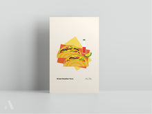 Load image into Gallery viewer, American Diner Breakfasts / Small Art Prints