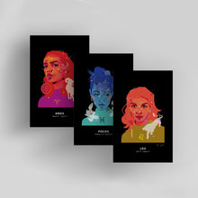 Load image into Gallery viewer, Astrological Signs / Small Art Prints
