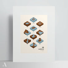 Load image into Gallery viewer, Landforms / Poster Art Print
