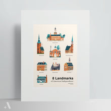 Load image into Gallery viewer, Landmarks of Independence  / Poster Art Print
