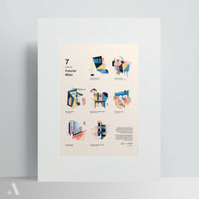 Load image into Gallery viewer, Icons of Futurist Milan / Poster Art Print
