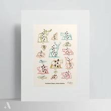 Load image into Gallery viewer, Animal Tracks of North America / Poster Art Print
