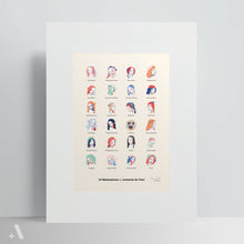 Load image into Gallery viewer, Masterpieces of Leonardo Da Vinci / Poster Art Print
