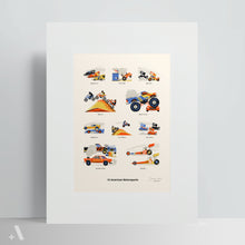 Load image into Gallery viewer, American Motorsports / Poster Art Print
