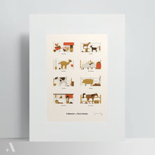 Load image into Gallery viewer, Animal Manures of Farm Country | Poster Art Print
