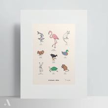 Load image into Gallery viewer, Park Animals of Milan / Poster Art Print
