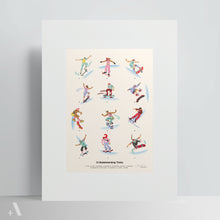 Load image into Gallery viewer, Skateboarding Tricks / Poster Art Print
