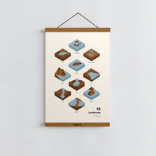 Load image into Gallery viewer, Landforms / Poster Art Print
