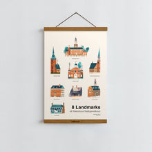 Load image into Gallery viewer, Landmarks of Independence  / Poster Art Print
