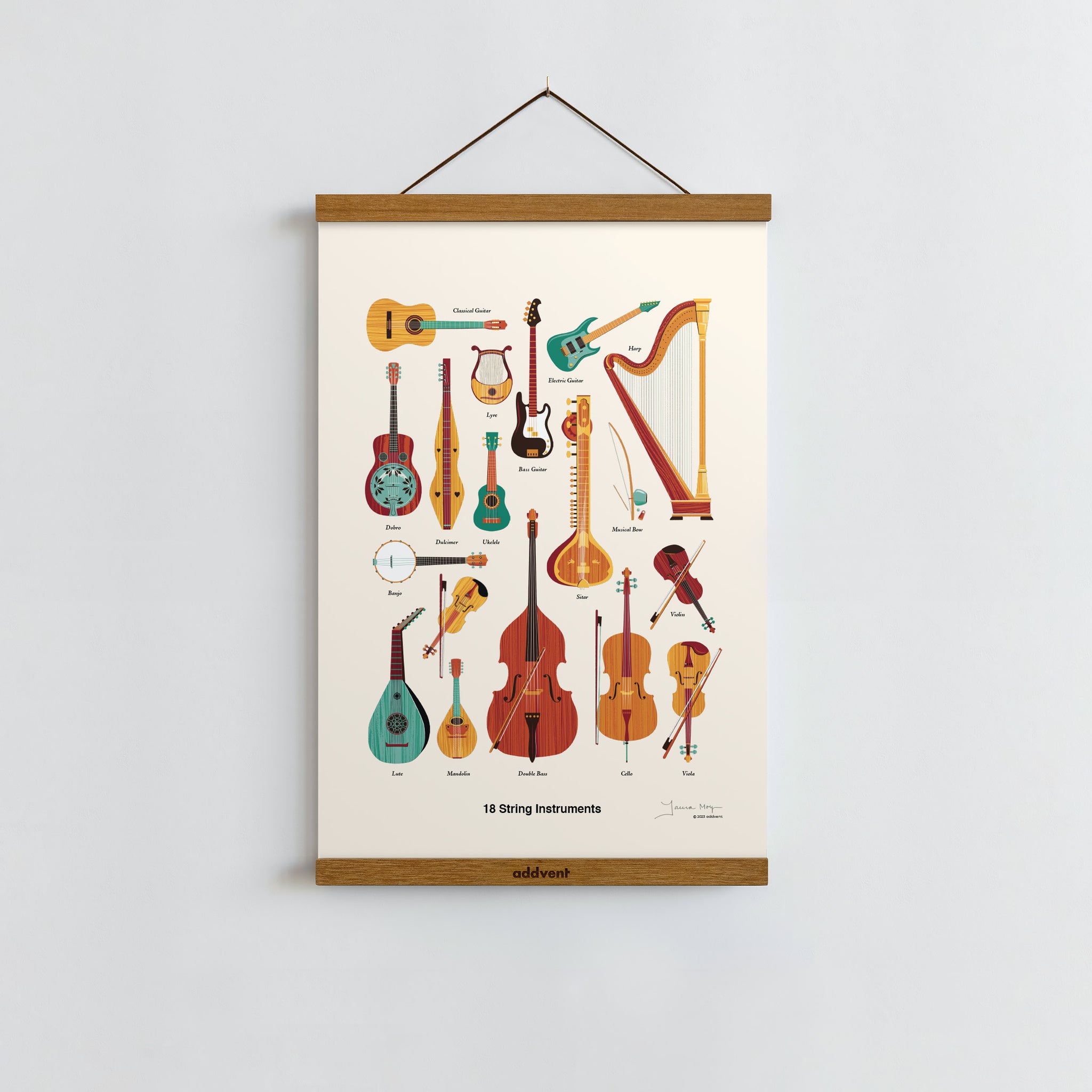 String Instruments / Poster Art Print – Addvent.US