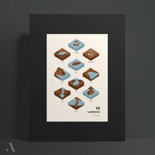 Load image into Gallery viewer, Landforms / Poster Art Print
