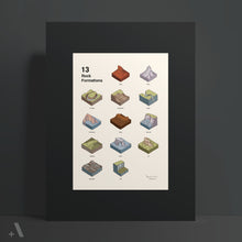 Load image into Gallery viewer, Rock Formations / Poster Art Print
