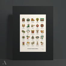 Load image into Gallery viewer, German Christmas Traditions / Poster Art Print
