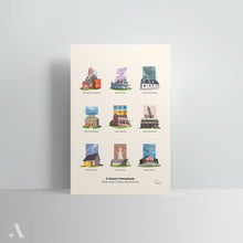 Load image into Gallery viewer, Historic Homesteads of Lancaster County | Poster Art Print
