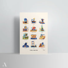 Load image into Gallery viewer, Ways to Make Coffee / Poster Art Print
