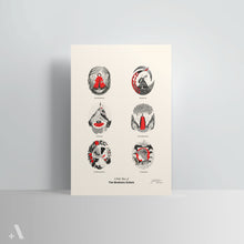 Load image into Gallery viewer, Six Folk Tales of the Brothers Grimm  / Poster Art Print
