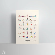 Load image into Gallery viewer, Yoga Positions / Poster Art Print

