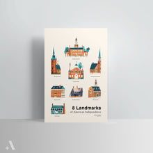 Load image into Gallery viewer, Landmarks of Independence  / Poster Art Print
