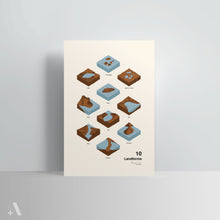 Load image into Gallery viewer, Landforms / Poster Art Print

